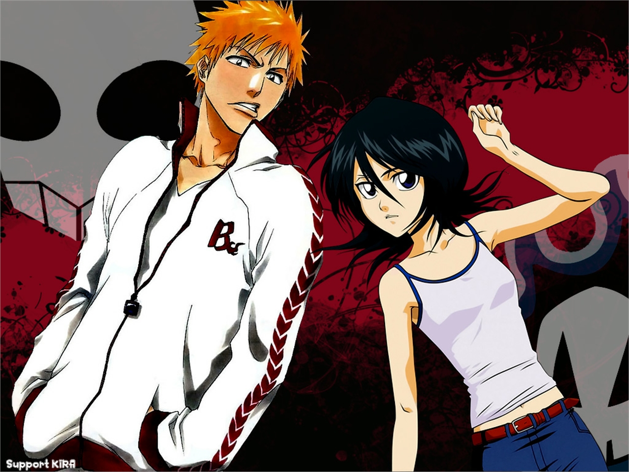 Descarga gratuita de fondo de pantalla para móvil de Animado, Rukia Kuchiki, Bleach: Burîchi, Ichigo Kurosaki.