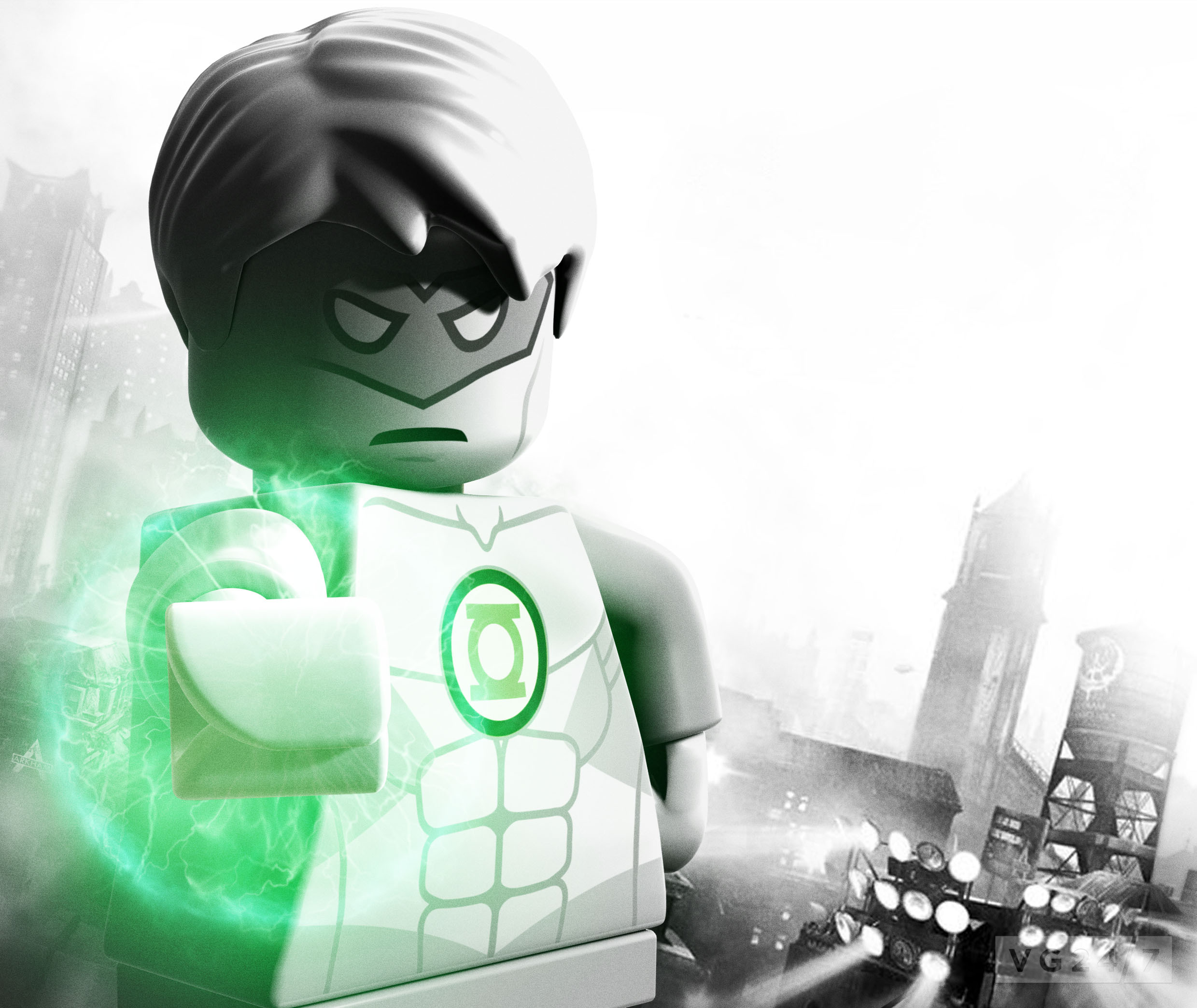 328215 скачать обои видеоигры, lego batman 2: супергерои dc, зелёный фонарь, лего - заставки и картинки бесплатно