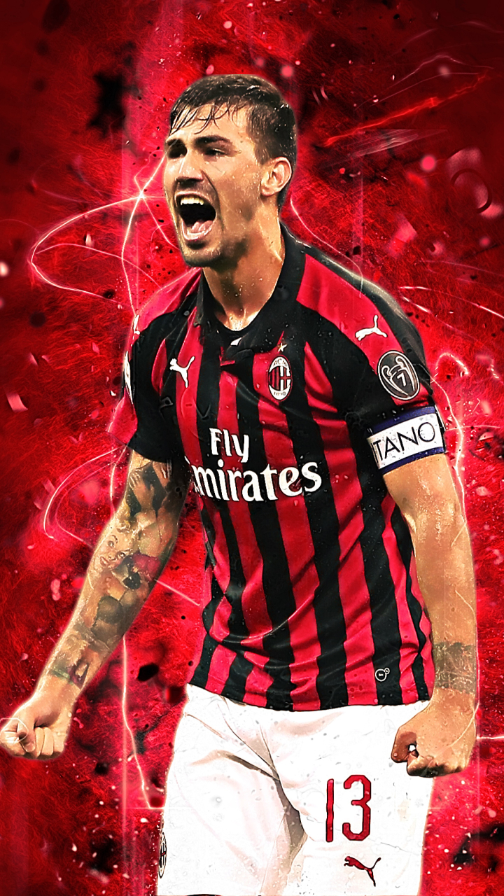 Download mobile wallpaper Sports, Soccer, Italian, A C Milan, Alessio Romagnoli for free.