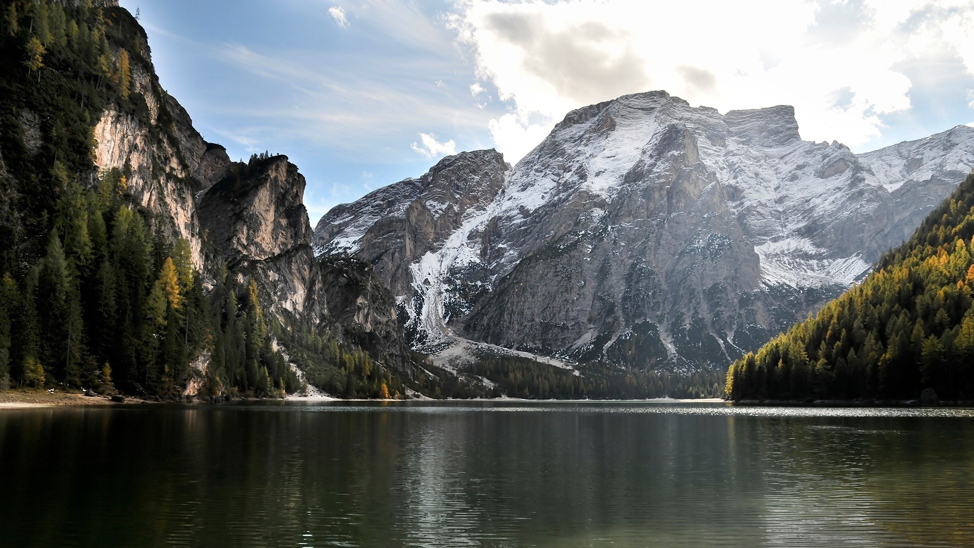 Laden Sie das Landschaft, Seen, See, Gebirge, Wolke, Szene, Himmel, Erde/natur-Bild kostenlos auf Ihren PC-Desktop herunter