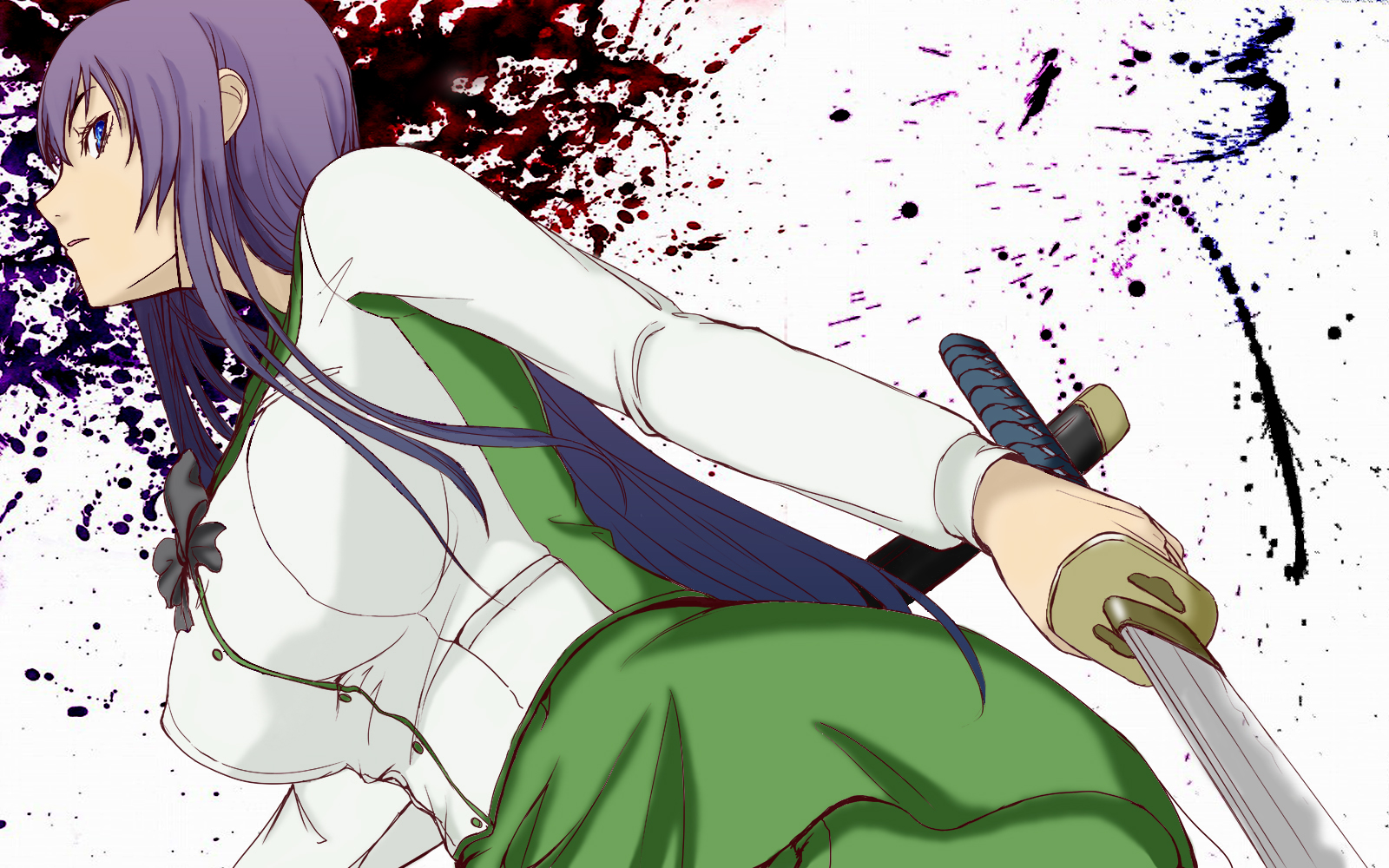 Baixar papel de parede para celular de Anime, Saeko Busujima, Ensino Médio Da Morte gratuito.