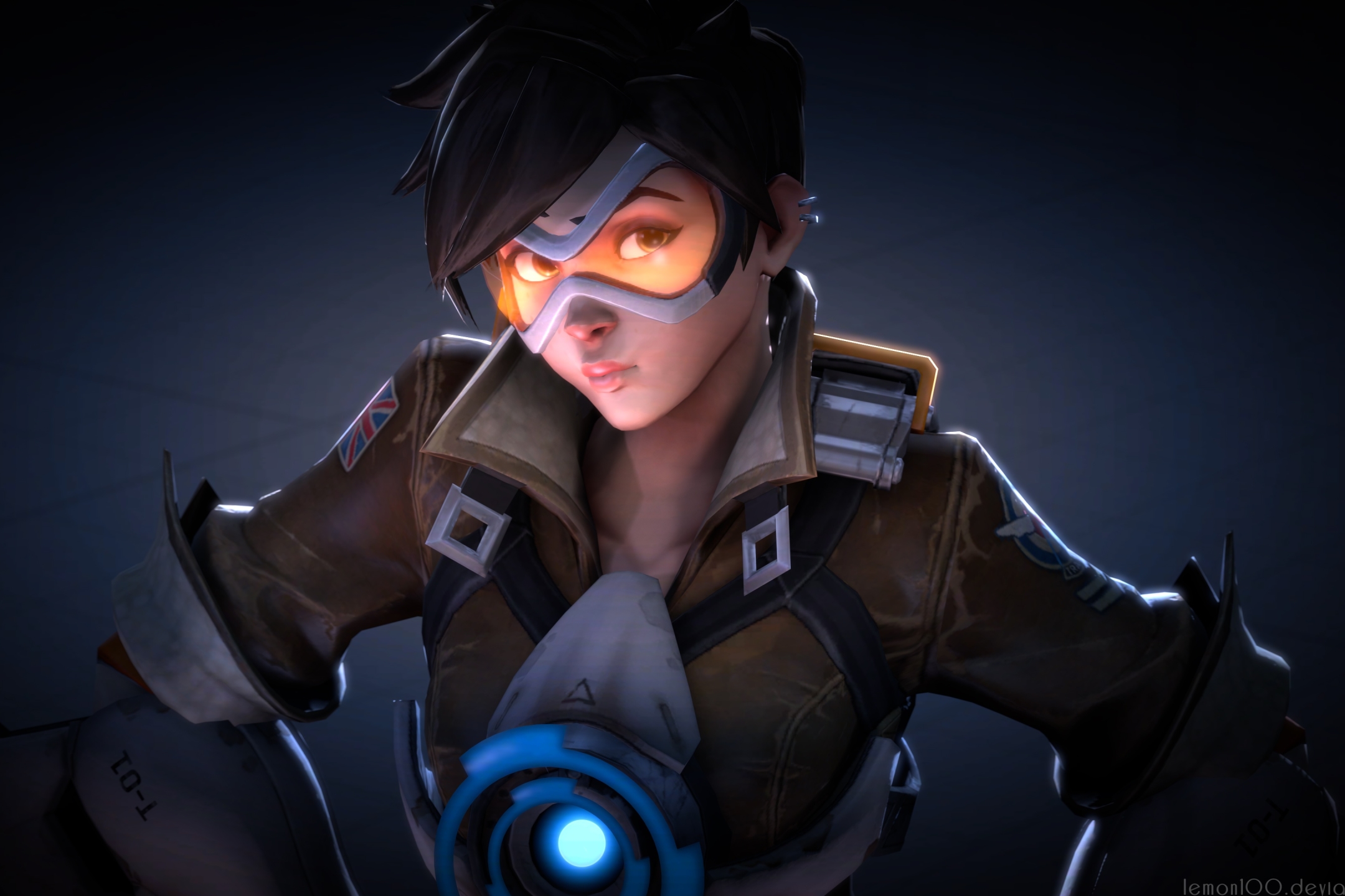 Скачати мобільні шпалери Відеогра, Надзор, Tracer (Overwatch) безкоштовно.