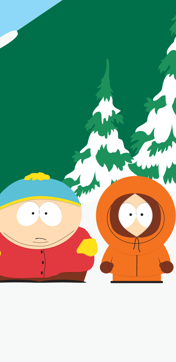 Handy-Wallpaper South Park, Fernsehserien, Eric Cartmann, Kenny Mccormick kostenlos herunterladen.