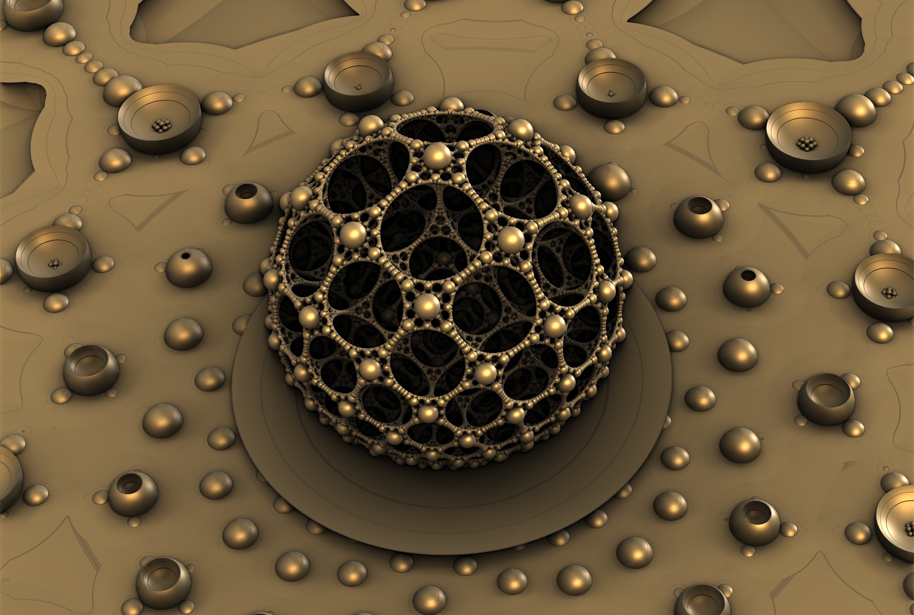 Cool Wallpapers balls, 3d, form, fractal