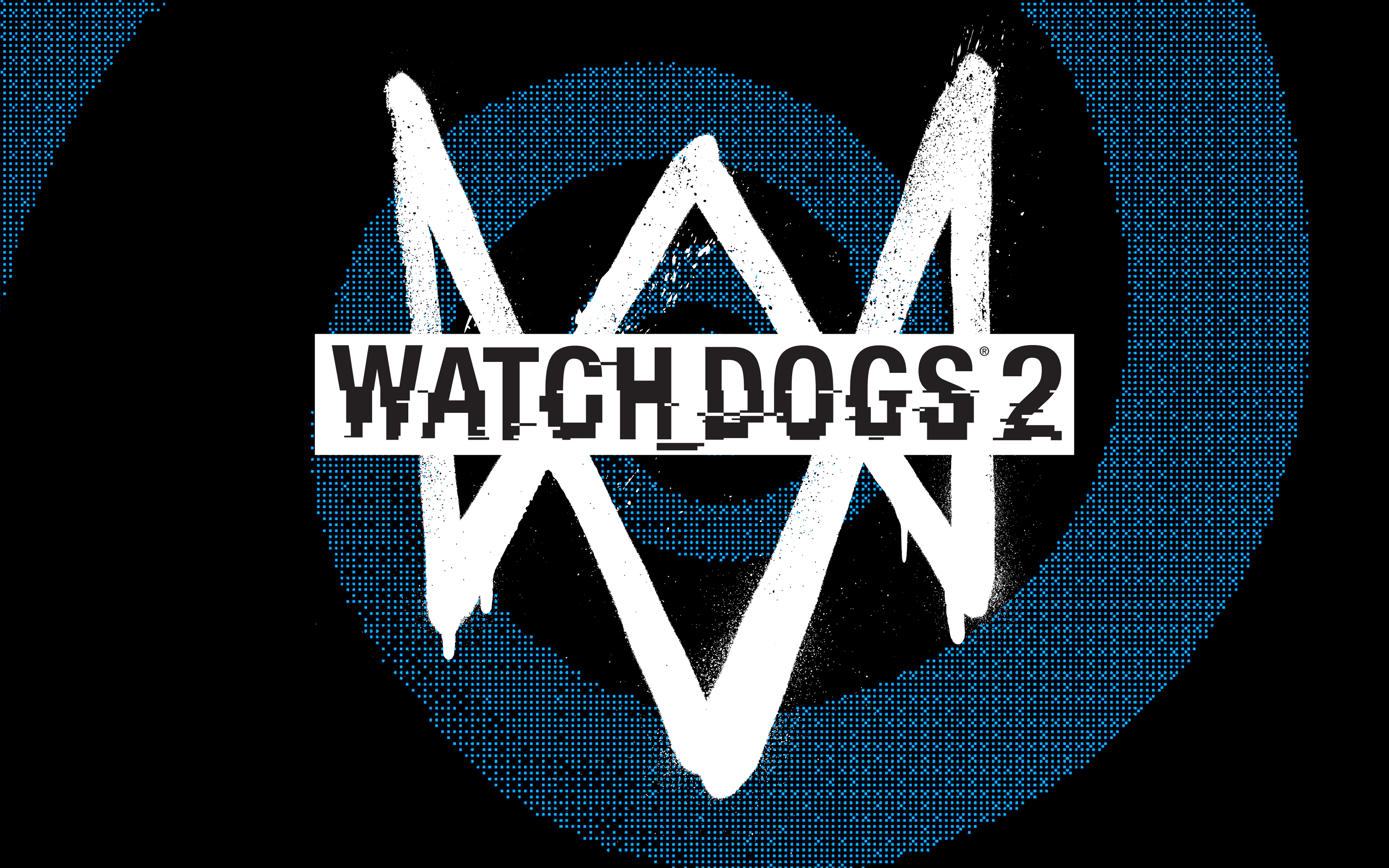 386416 descargar fondo de pantalla videojuego, watch dogs 2, logo, watch dogs: protectores de pantalla e imágenes gratis