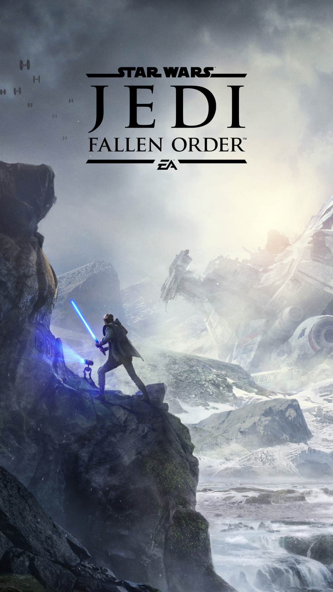Descarga gratuita de fondo de pantalla para móvil de Sable De Luz, Videojuego, La Guerra De Las Galaxias, Destructor Estelar, Star Wars Jedi: Fallen Order.