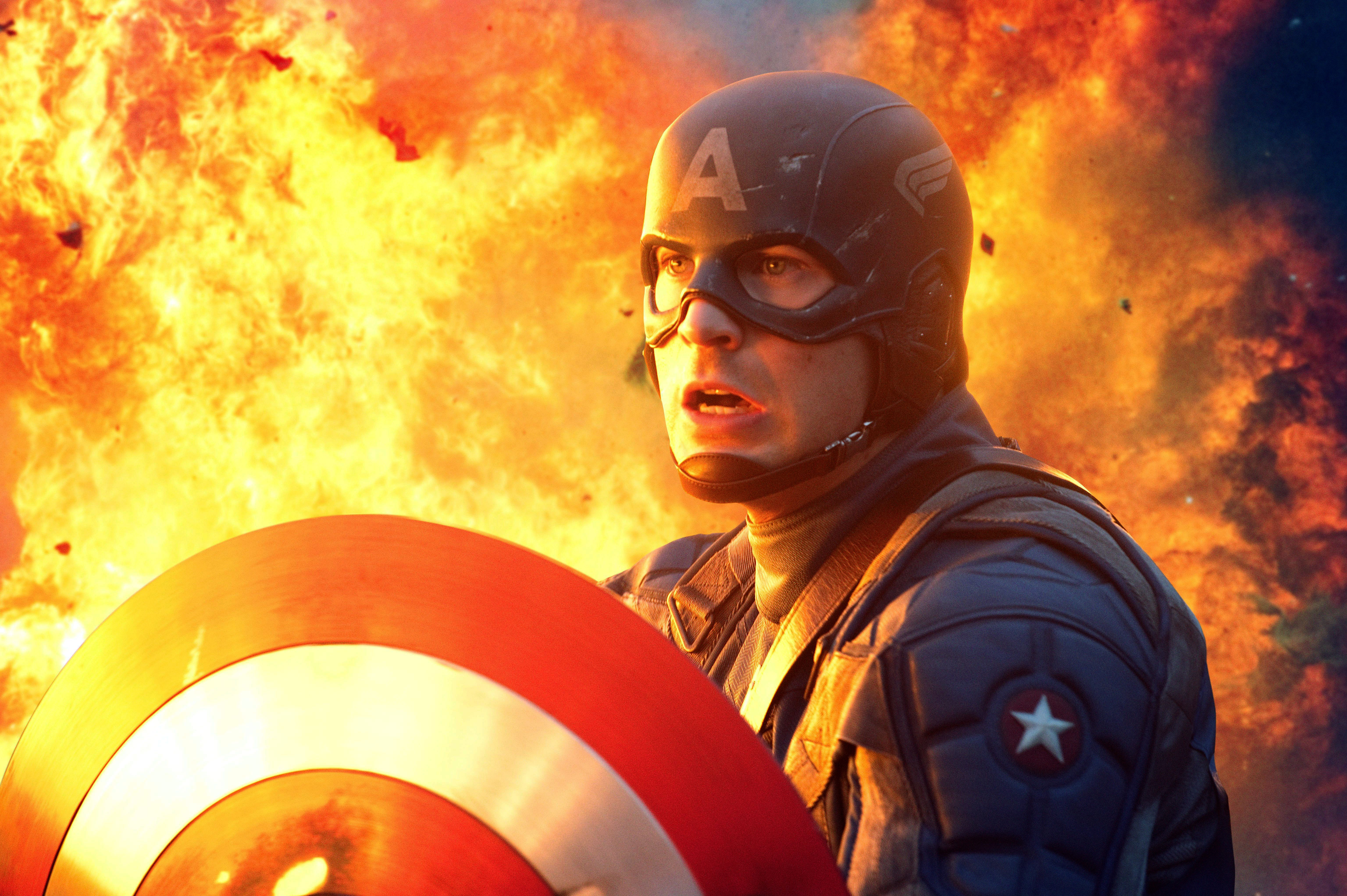 Download mobile wallpaper Captain America, Movie, Captain America: The First Avenger, Steve Rogers for free.