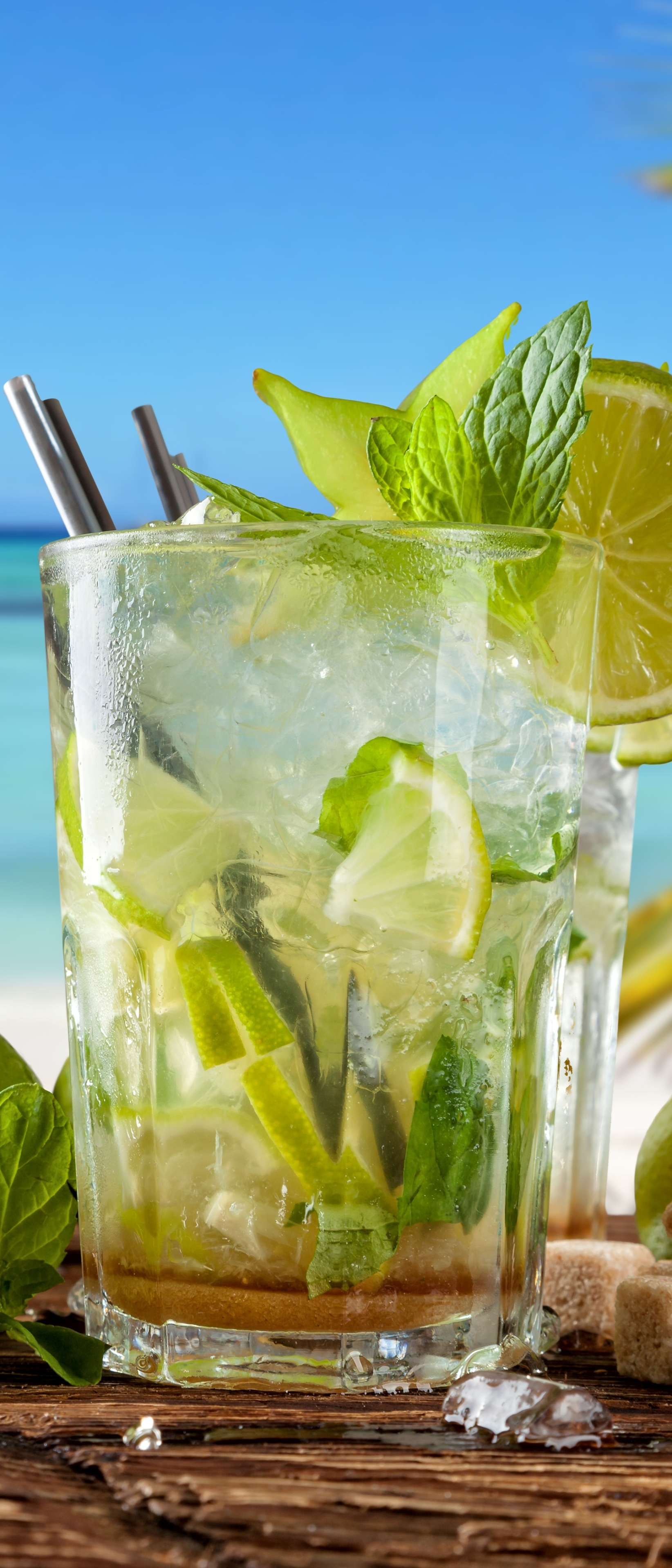 Download mobile wallpaper Food, Glass, Drink, Cocktail, Mojito for free.