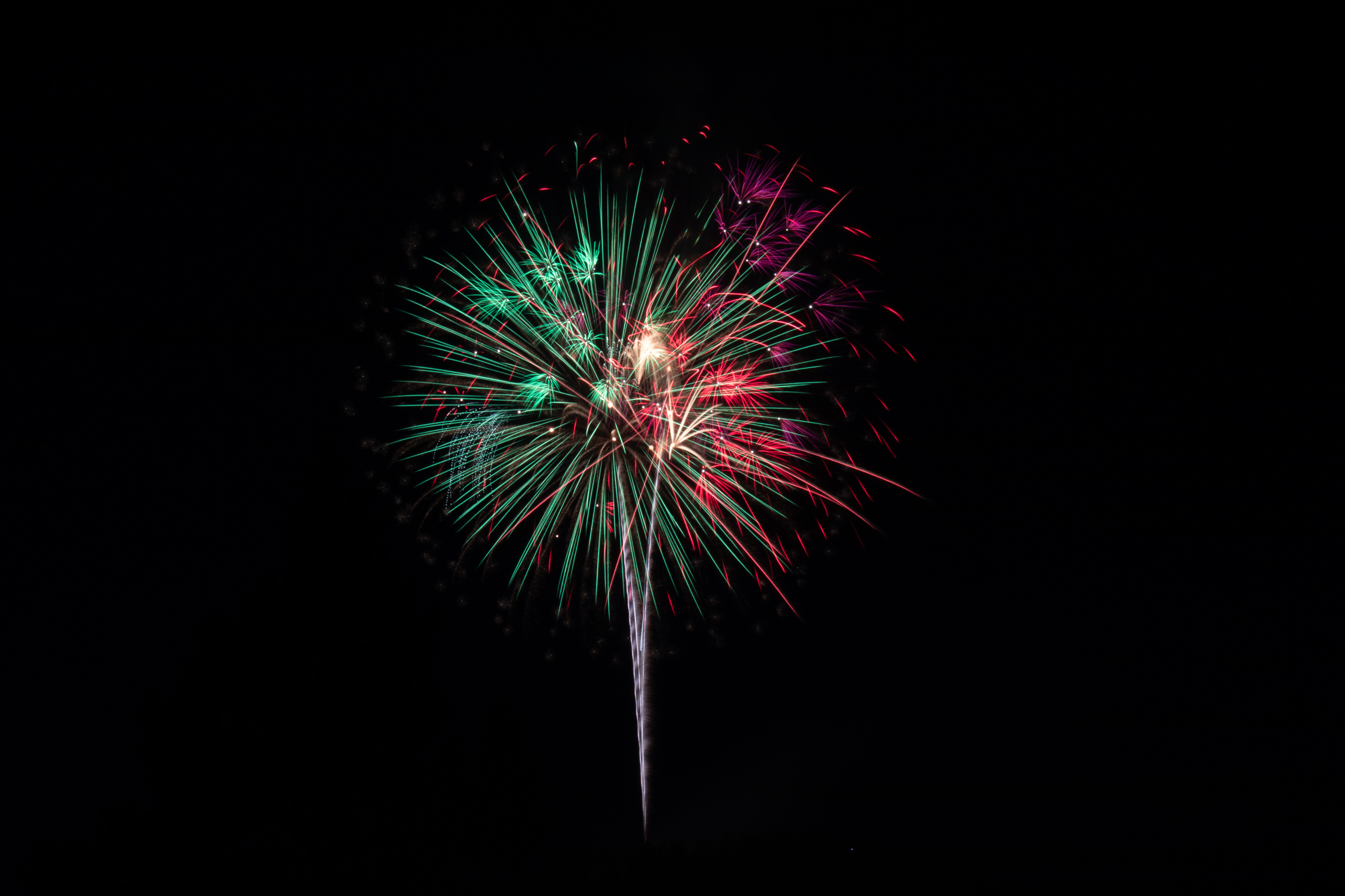 fireworks, firework, motley, salute, sparks, holidays, multicolored 8K