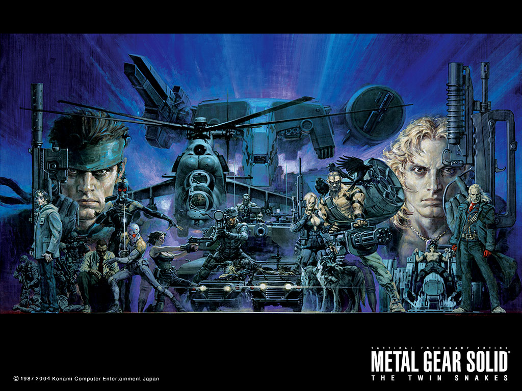 Laden Sie Metal Gear Solid: The Twin Snakes HD-Desktop-Hintergründe herunter