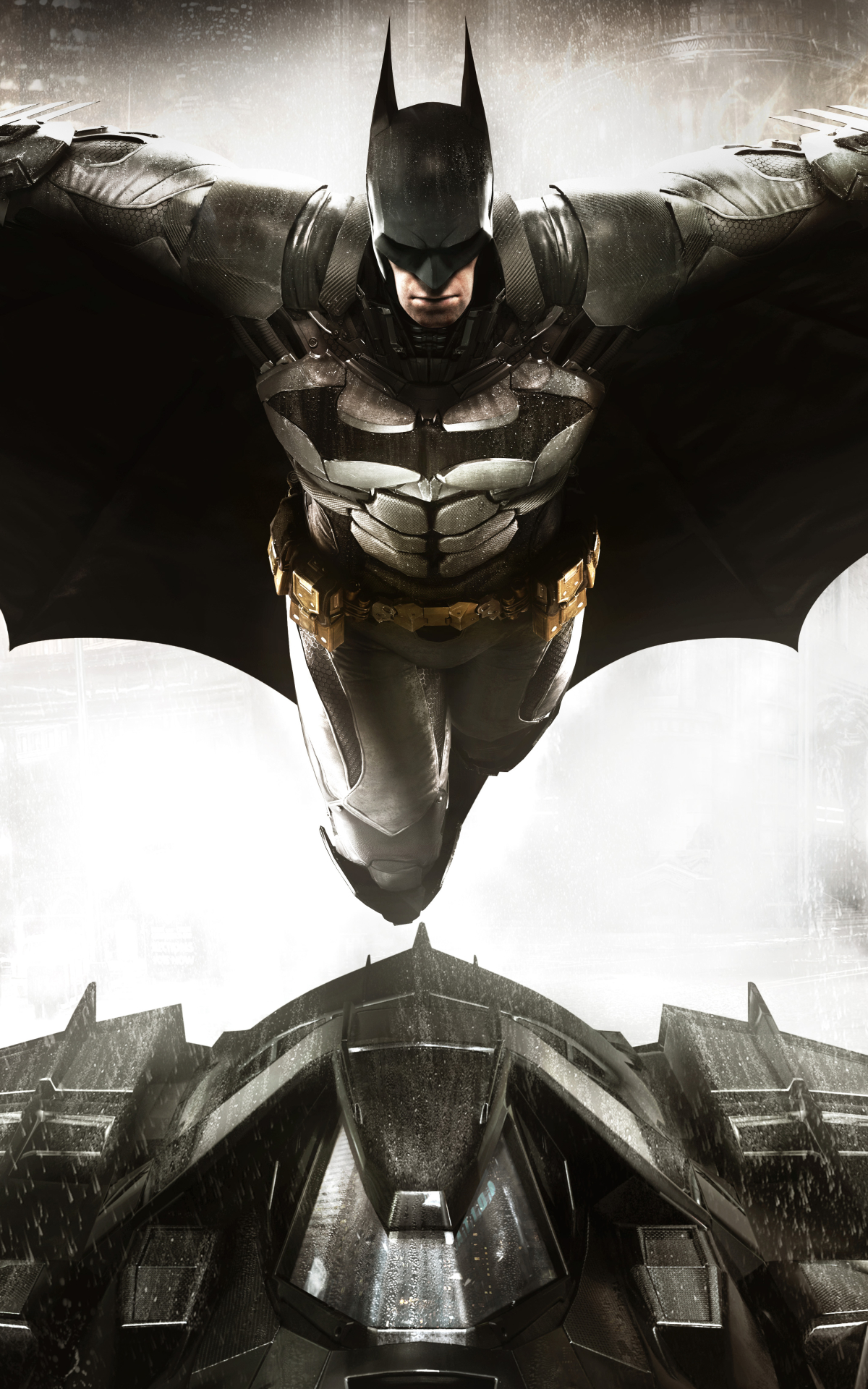 Скачати мобільні шпалери Бетмен, Відеогра, Комікси Dc, Бетмобіль, Batman: Лицар Аркхема безкоштовно.
