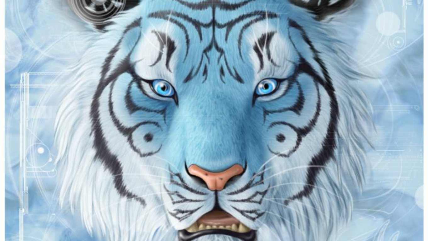 Download mobile wallpaper Fantasy Animals, Fantasy, Tiger for free.