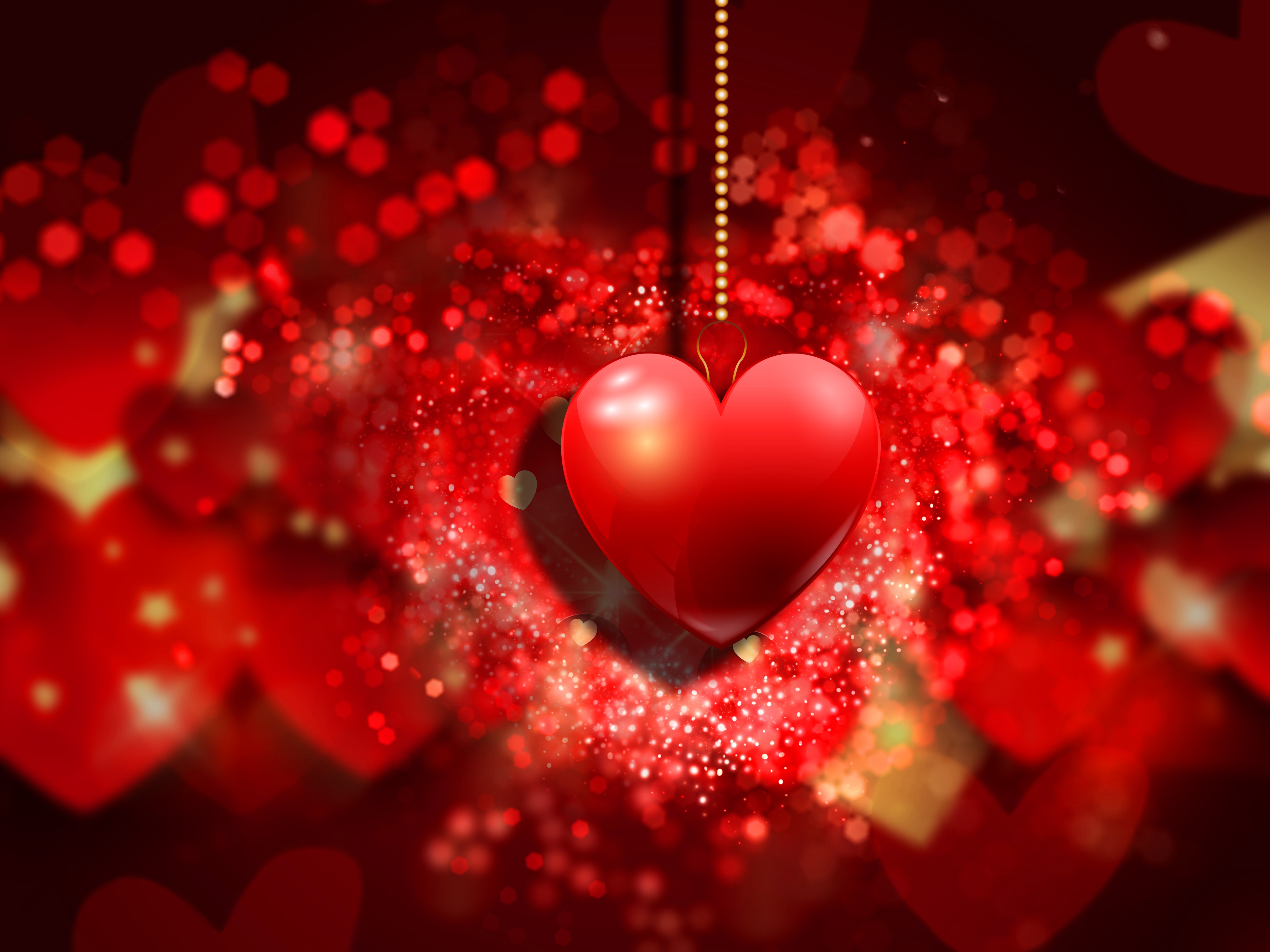 Скачать картинку Любовь, Красный, Сердце, Художественные, Романтический в телефон бесплатно.