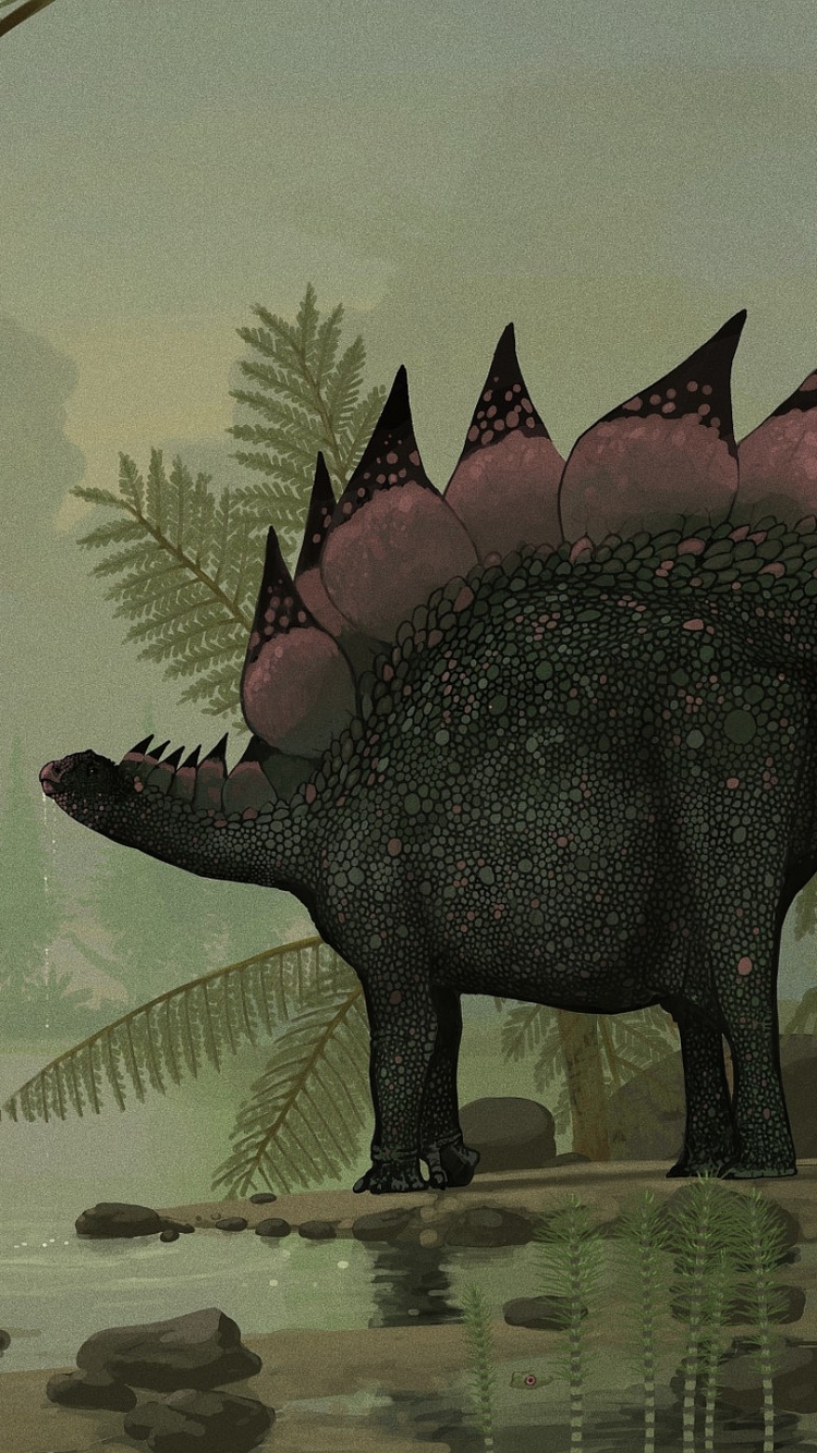 Download mobile wallpaper Dinosaurs, Animal, Stegosaurus for free.