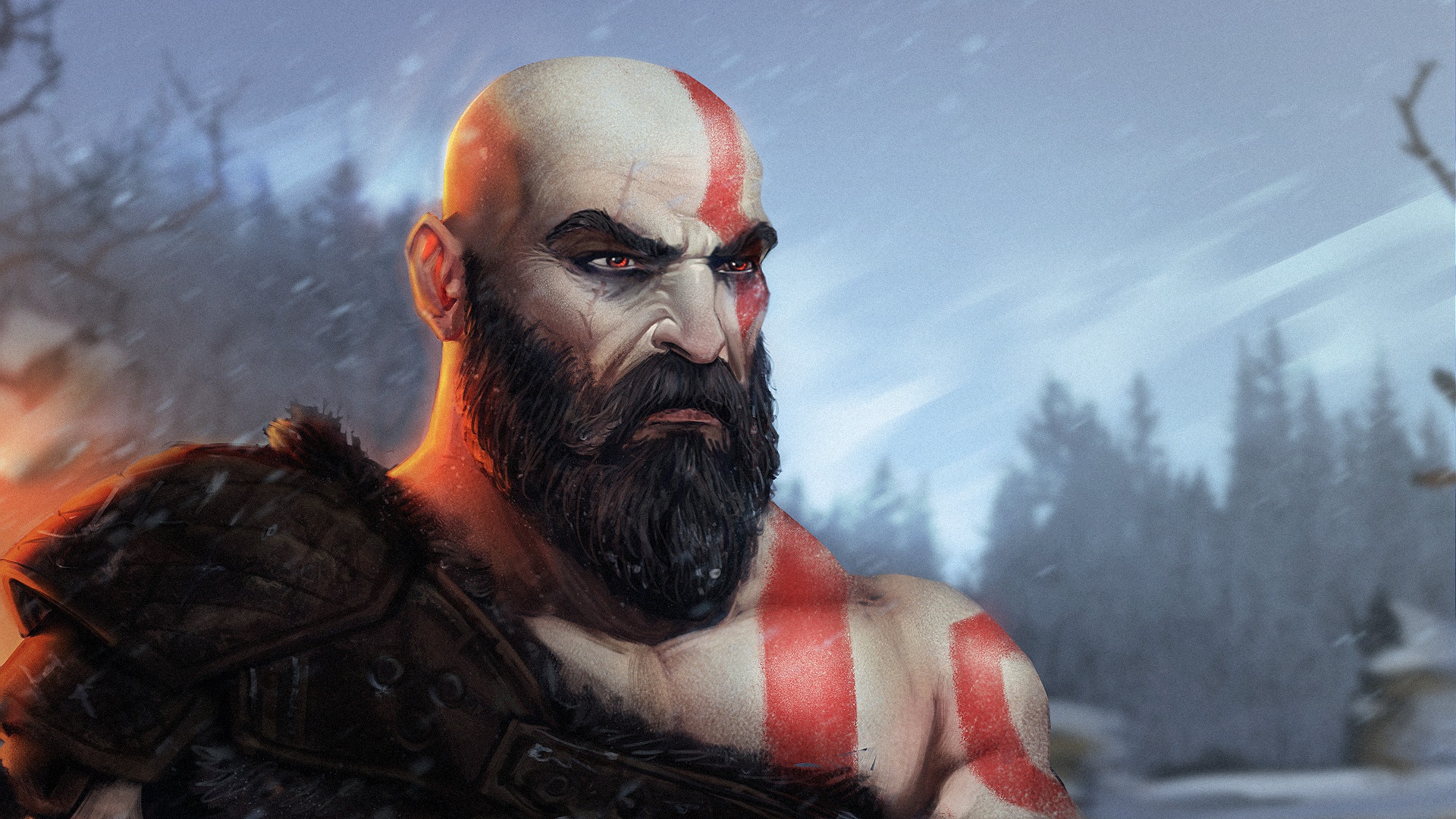 Baixe gratuitamente a imagem God Of War, Videogame, Kratos (Deus Da Guerra), Deus Da Guerra (2018) na área de trabalho do seu PC
