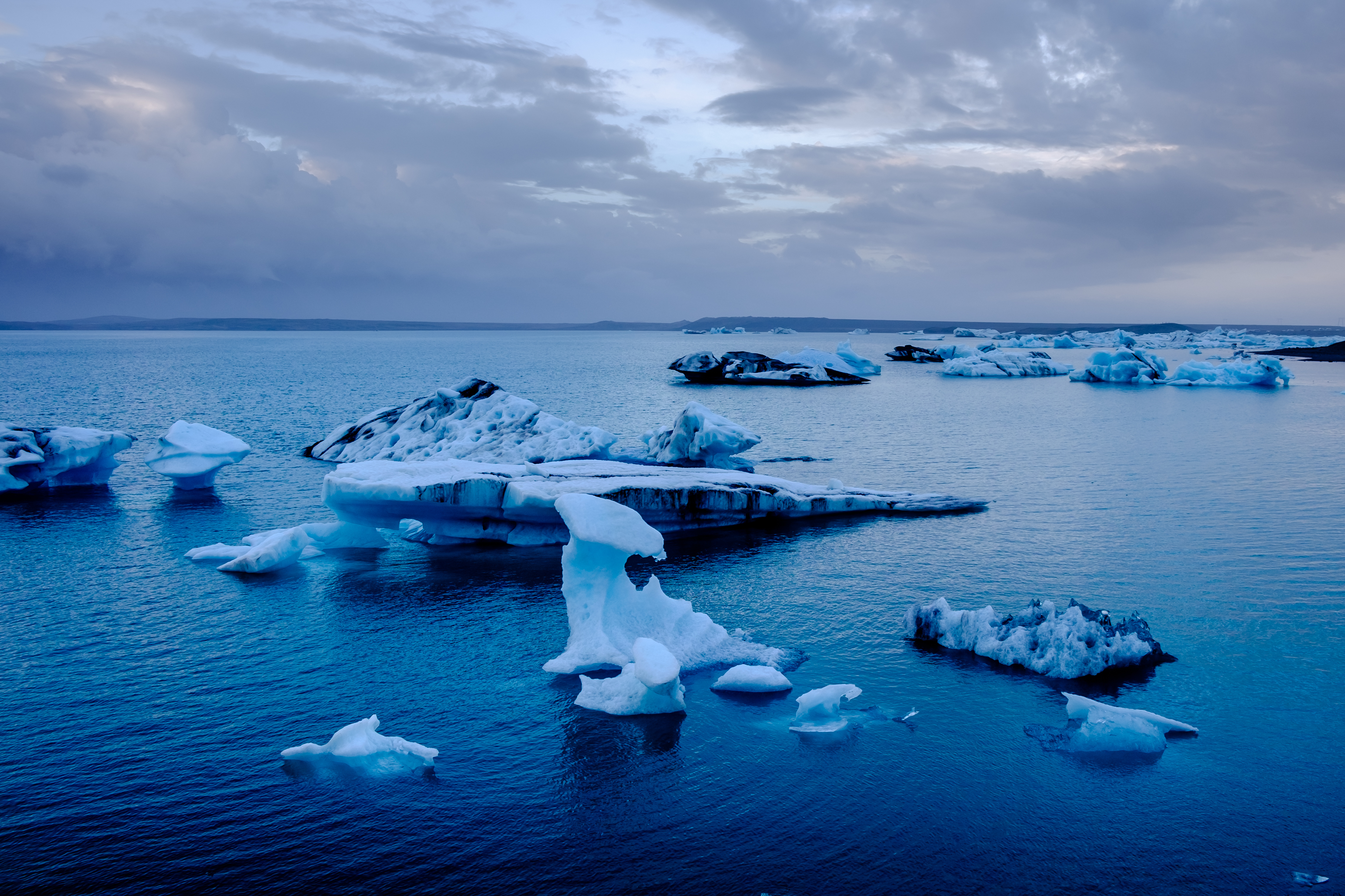 無料モバイル壁紙自然, 氷, 氷山, 地平線, 海洋, 青い, 地球をダウンロードします。