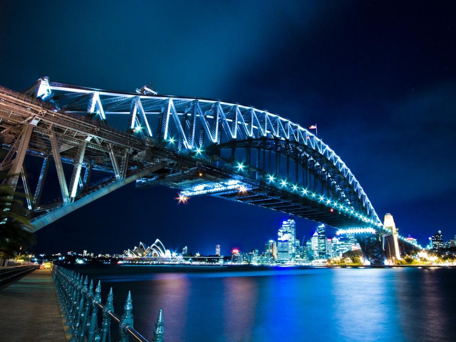Скачать картинку Сиднейский Мост Харбор Бридж, Сидней, Австралия, Мост, Мосты, Сделано Человеком в телефон бесплатно.