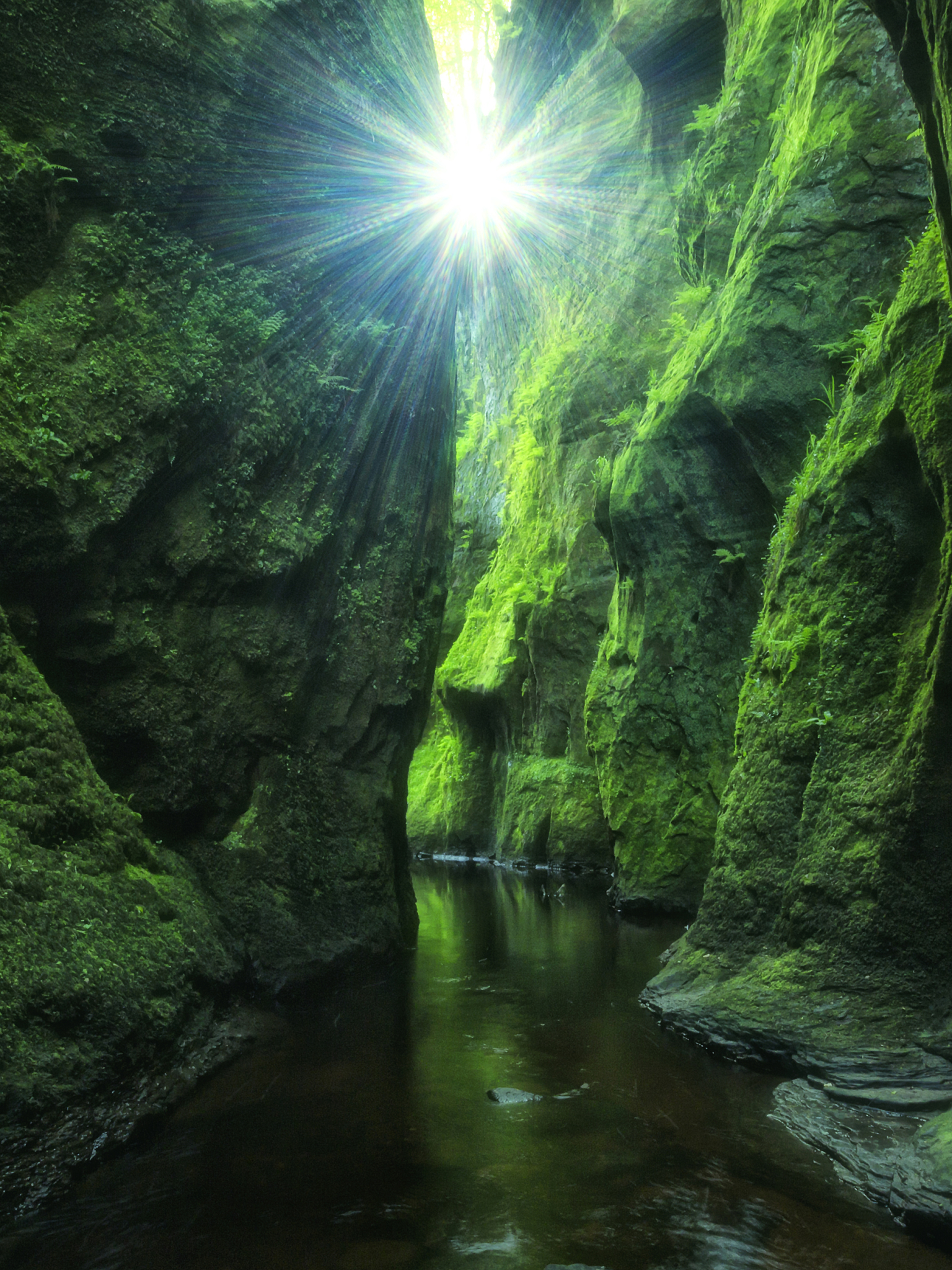 Free download wallpaper Nature, Canyon, Earth, Stream, Canyons, Sunbeam, Sunbean on your PC desktop