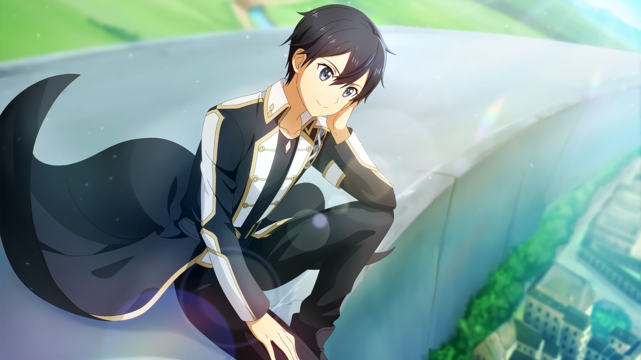 Handy-Wallpaper Animes, Sword Art Online, Kirito (Schwertkunst Online) kostenlos herunterladen.