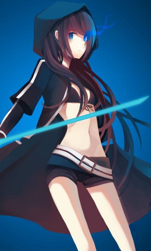 Download mobile wallpaper Anime, Black Rock Shooter for free.