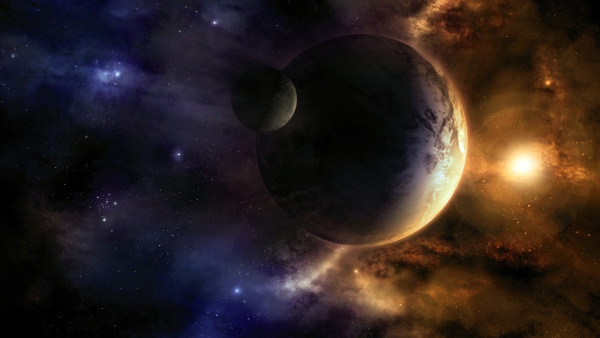 Free download wallpaper Universe, Planets, Fantasy on your PC desktop