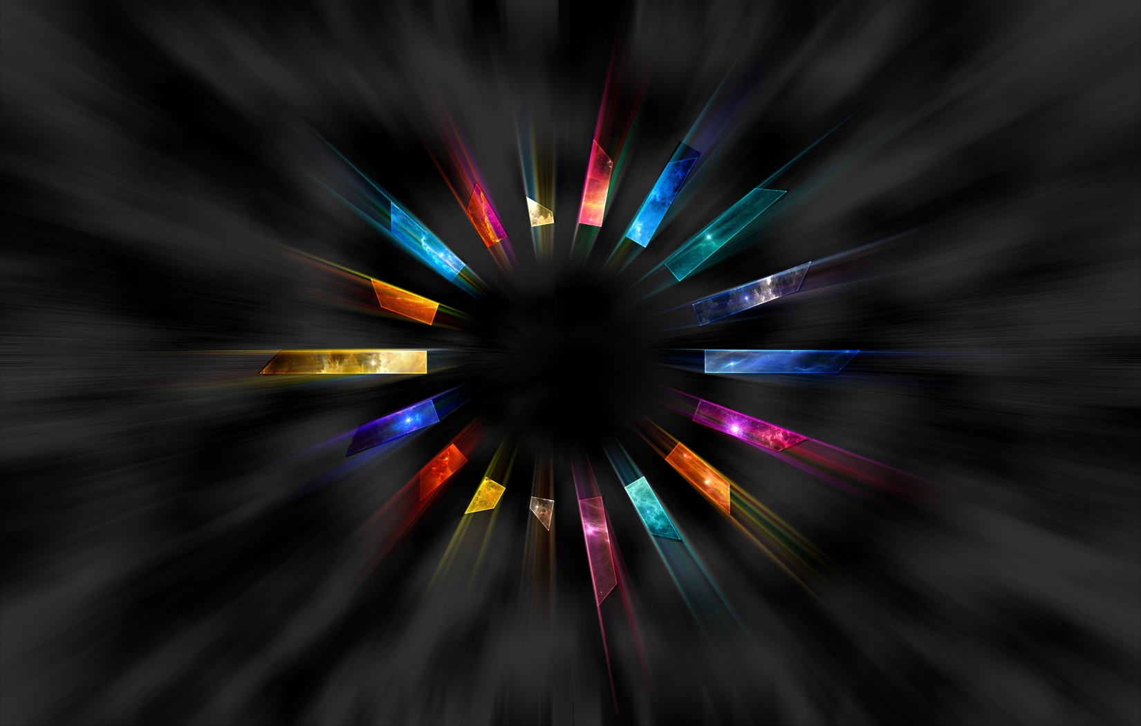circle, abstract, multicolored, motley, shadow, rotation 4K Ultra