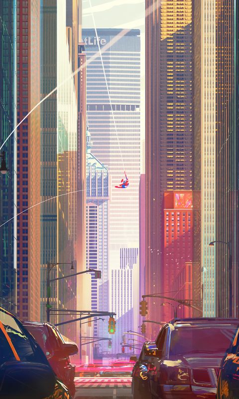 Download mobile wallpaper Spider Man, Movie, Spider Man: Into The Spider Verse for free.