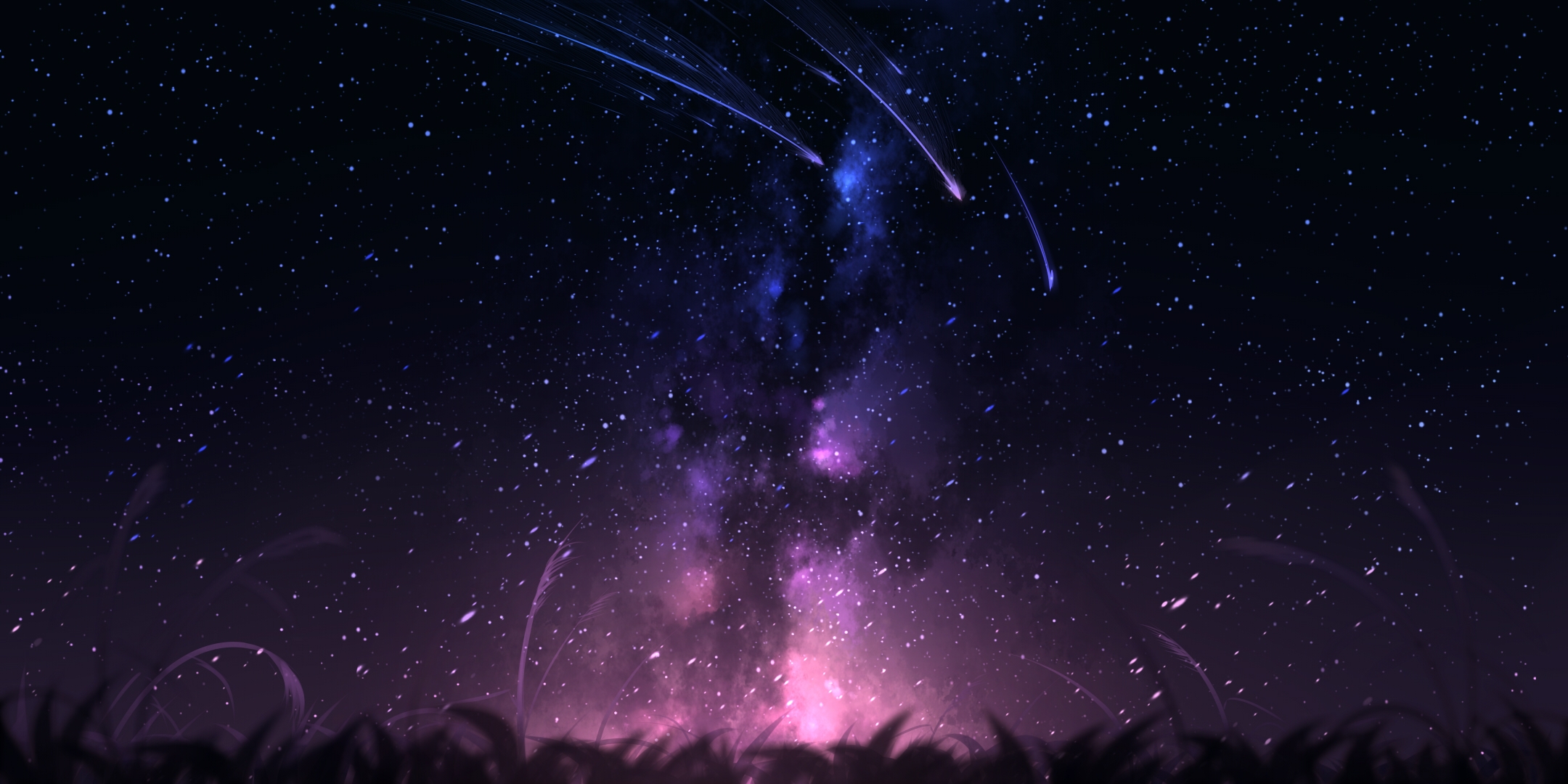 Download mobile wallpaper Stars, Night, Starry Sky, Sci Fi for free.