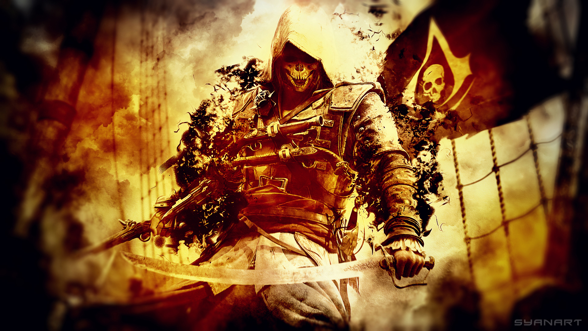 Скачать обои бесплатно Видеоигры, Кредо Ассасина, Assassin's Creed Iv: Чёрный Флаг картинка на рабочий стол ПК