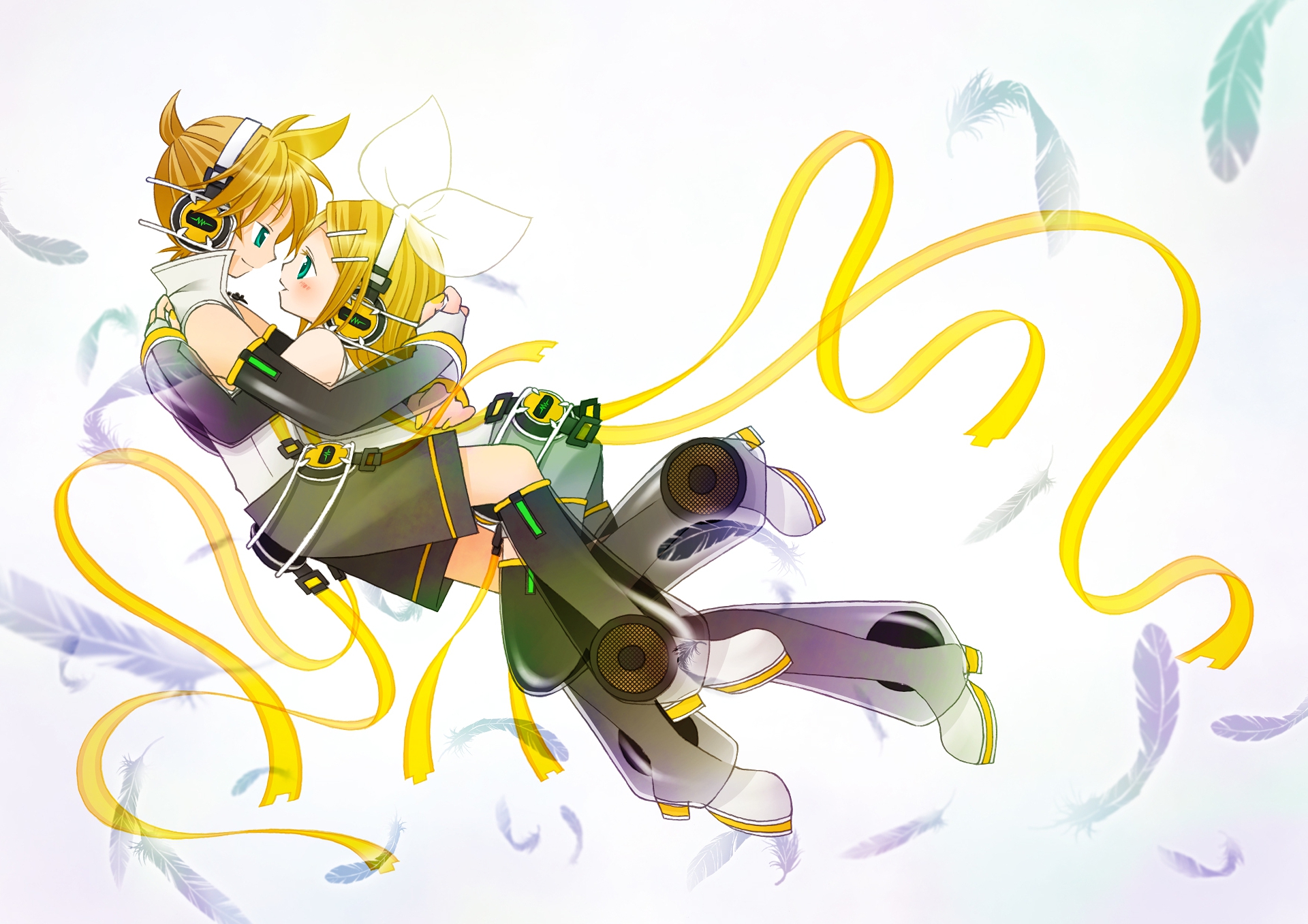 Descarga gratuita de fondo de pantalla para móvil de Vocaloid, Animado, Rin Kagamine, Len Kagamine.