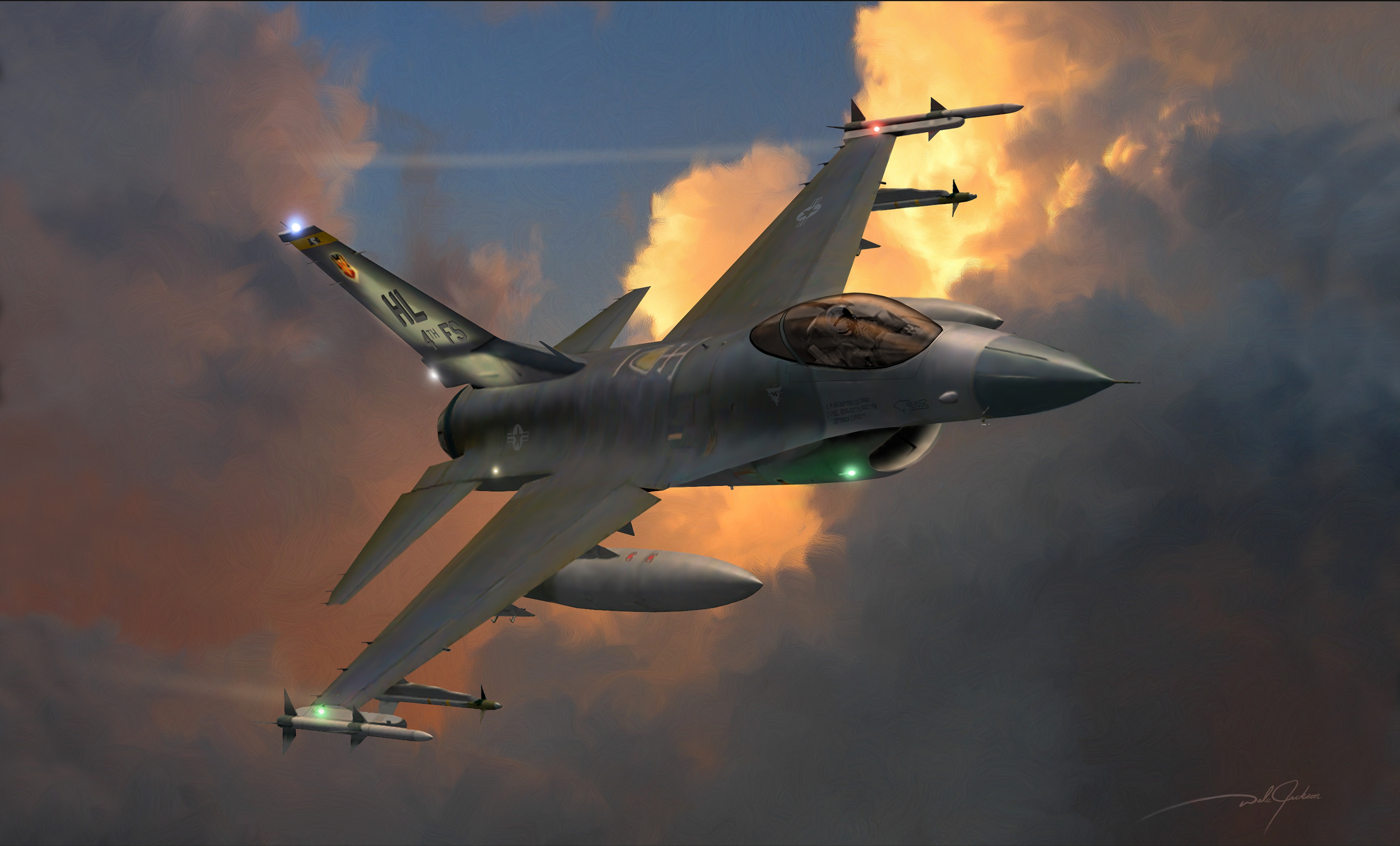 Baixar papel de parede para celular de Militar, Aeronaves, Caça Jato, General Dynamics F 16 Fighting Falcon, Avião De Guerra gratuito.
