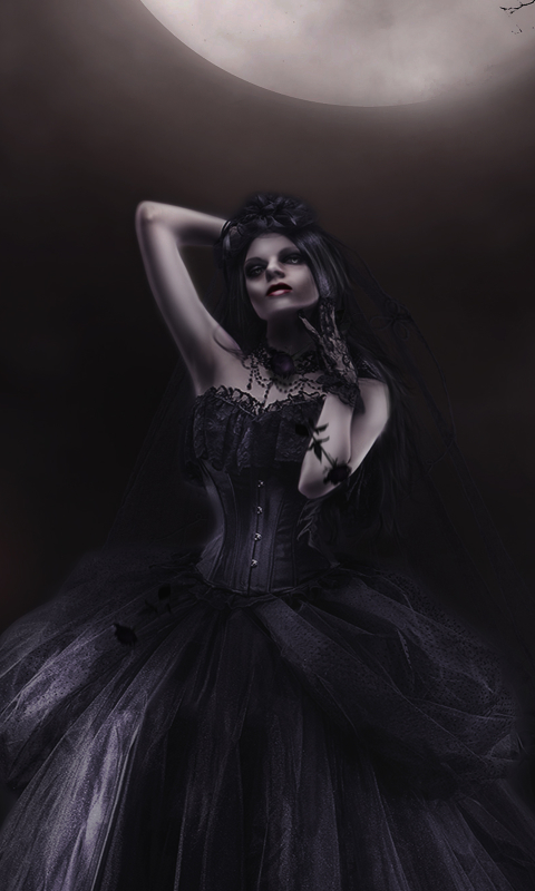 Download mobile wallpaper Fantasy, Gothic, Dark, Candle for free.