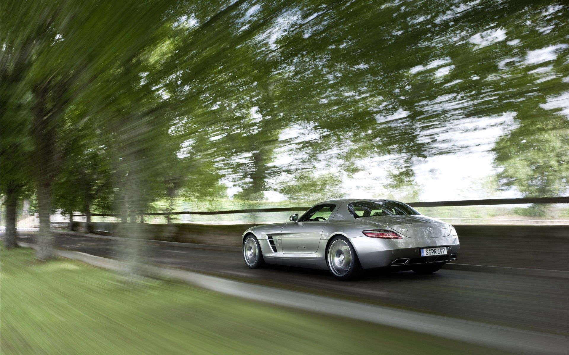 cars, amg, mersedes, speed, mercedes, blurred, fuzzy, sls, acceleration