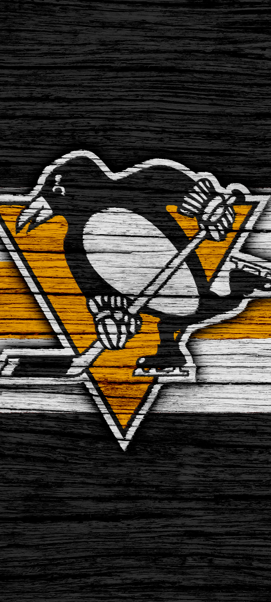 Handy-Wallpaper Sport, Eishockey, Logo, Emblem, Nhl, Pittsburgh Pinguine kostenlos herunterladen.