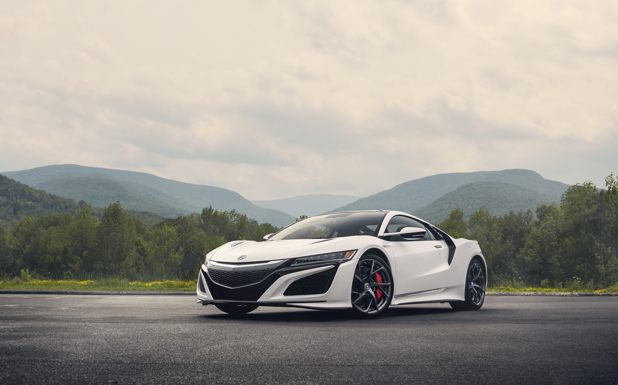 Download mobile wallpaper Acura, Car, Supercar, Vehicles, White Car, Acura Nsx for free.