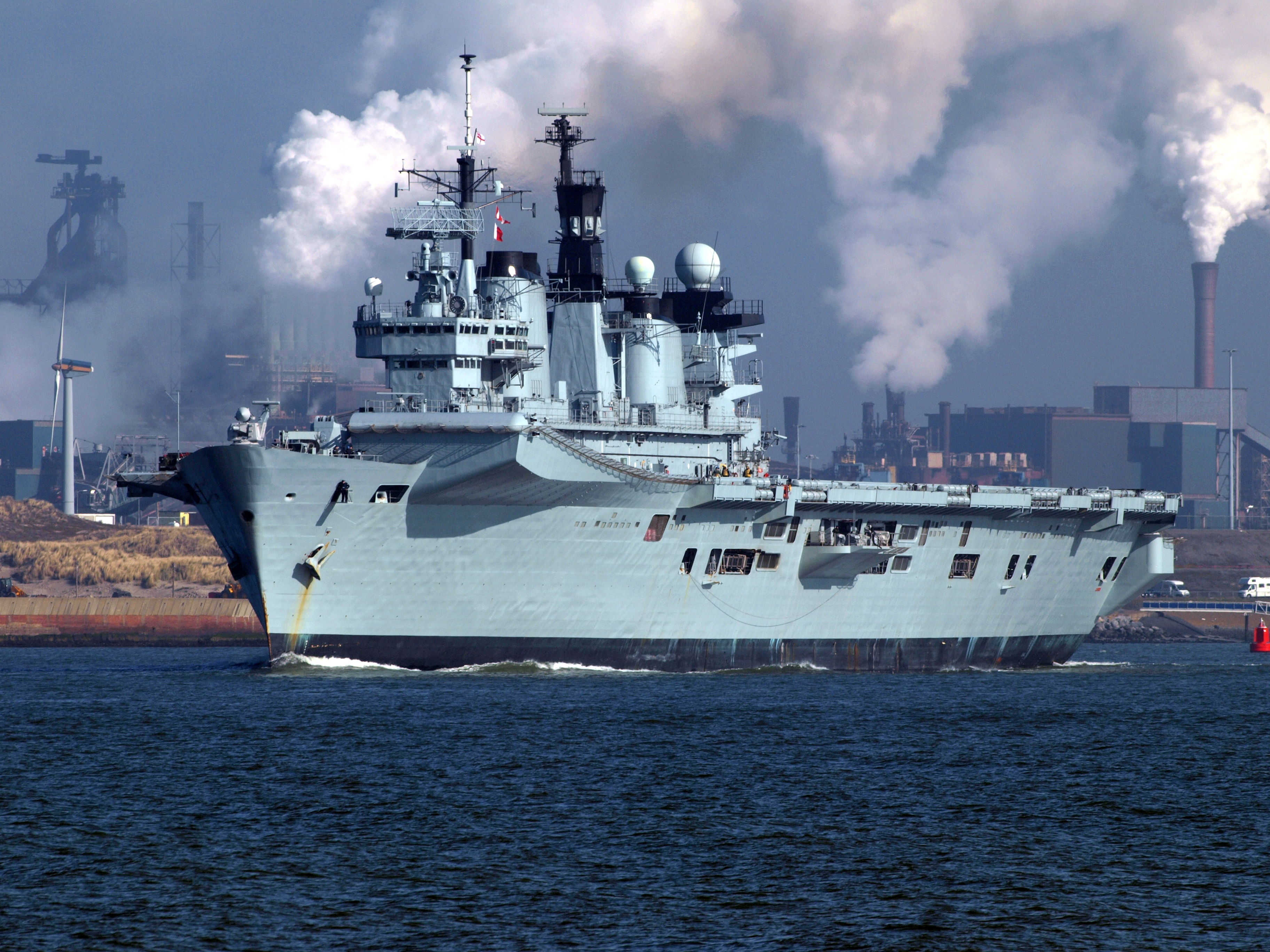 military, hms illustrious (r06), aircraft carrier, warship, warships