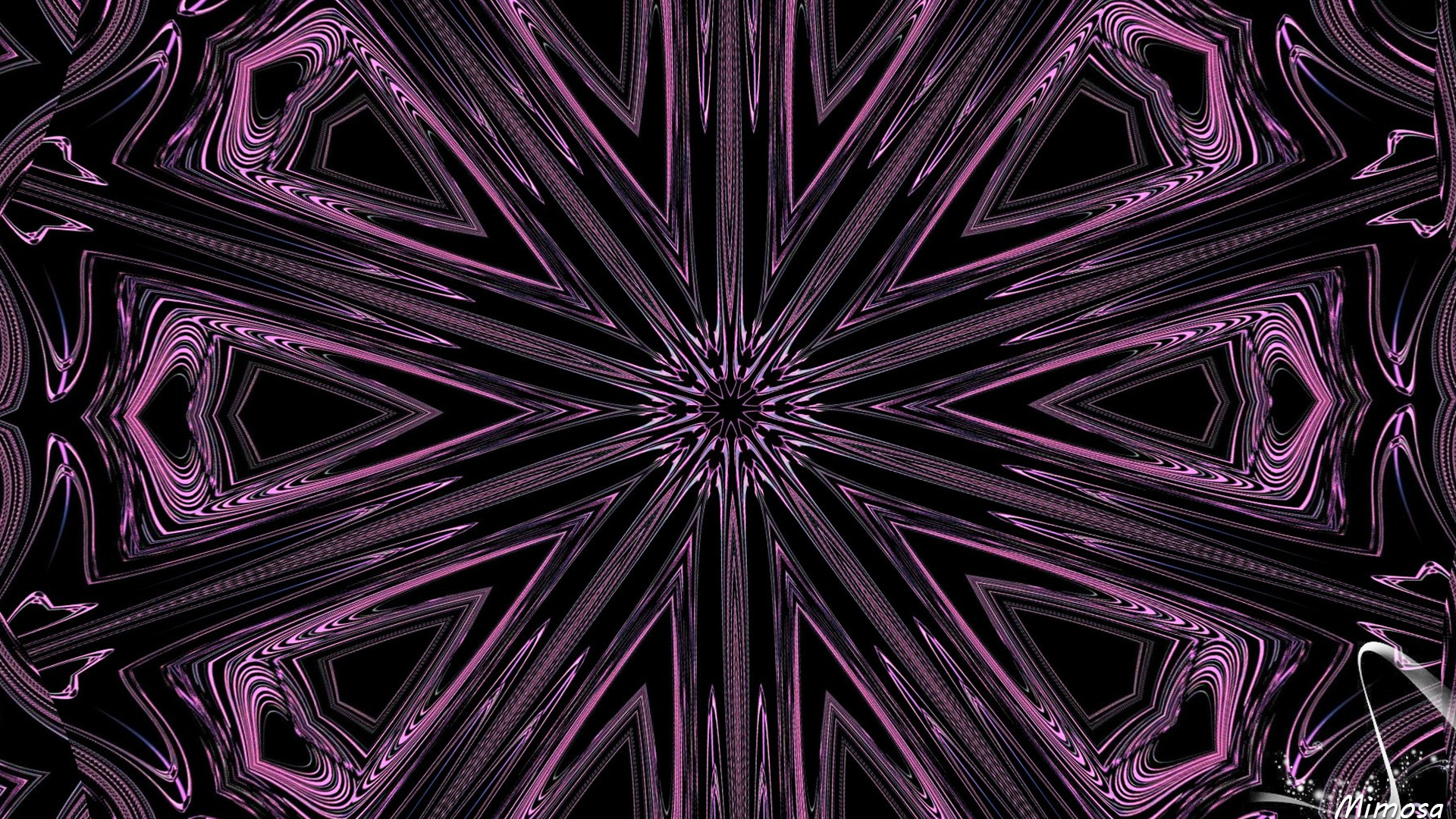 Download mobile wallpaper Abstract, Pattern, Fractal, Purple, Kaleidoscope for free.