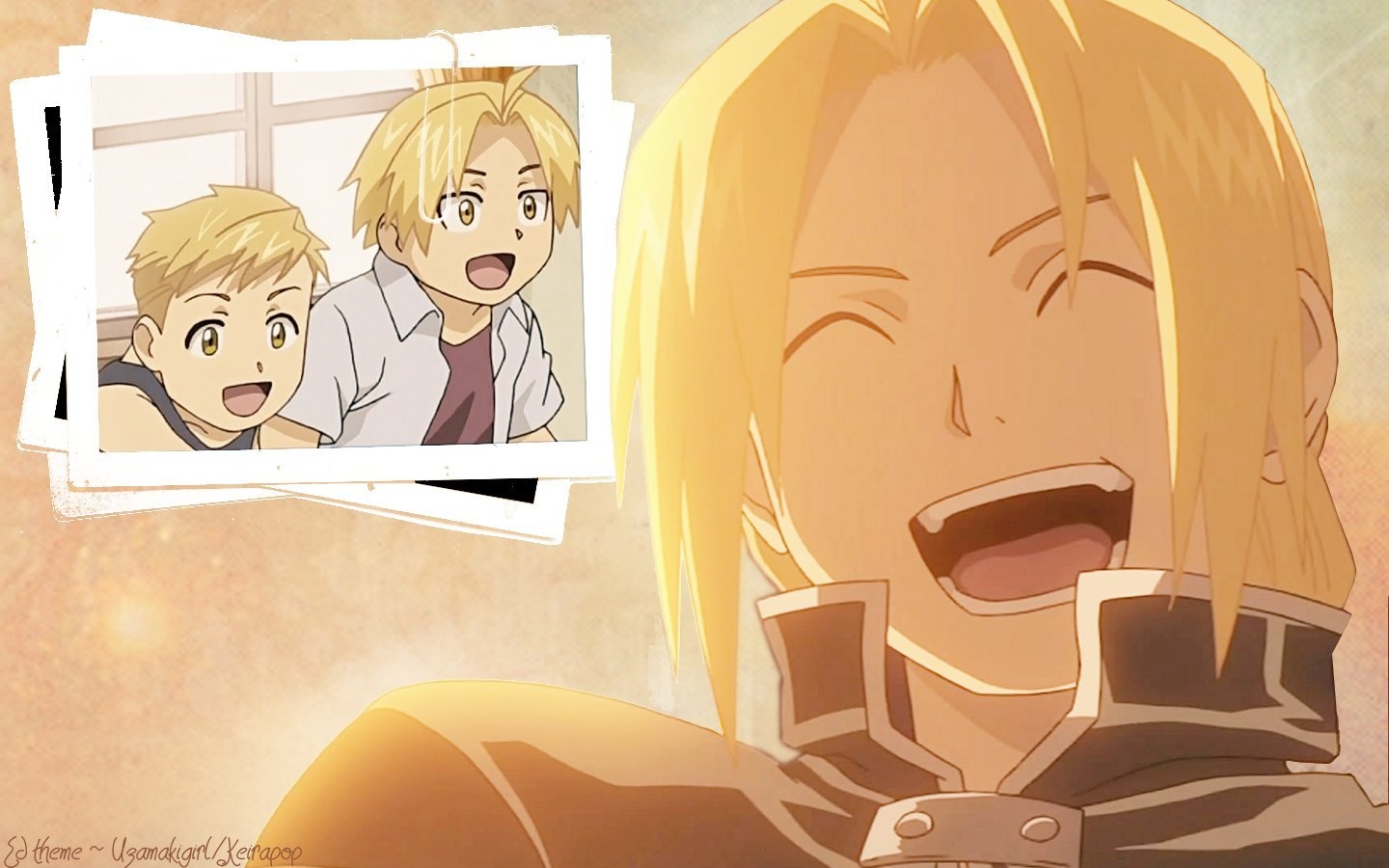 Laden Sie das Fullmetal Alchemist, Animes, Edward Elric, Alfons Elrich-Bild kostenlos auf Ihren PC-Desktop herunter