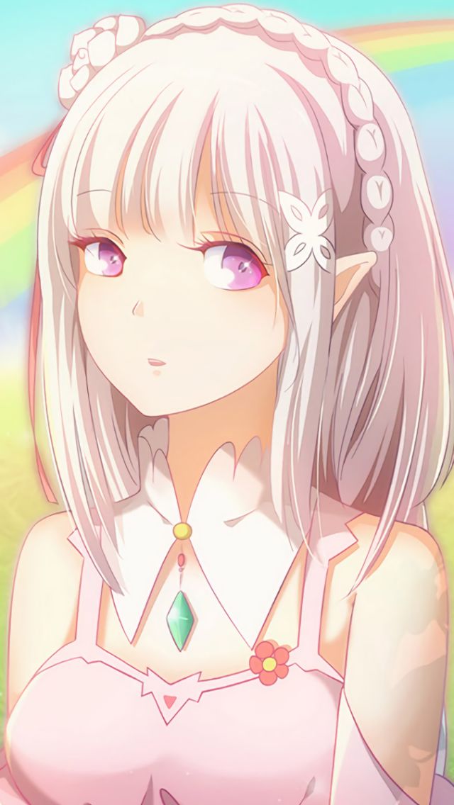 Descarga gratuita de fondo de pantalla para móvil de Animado, Emilia (Re:zero), Re:zero Comenzando La Vida En Otro Mundo.