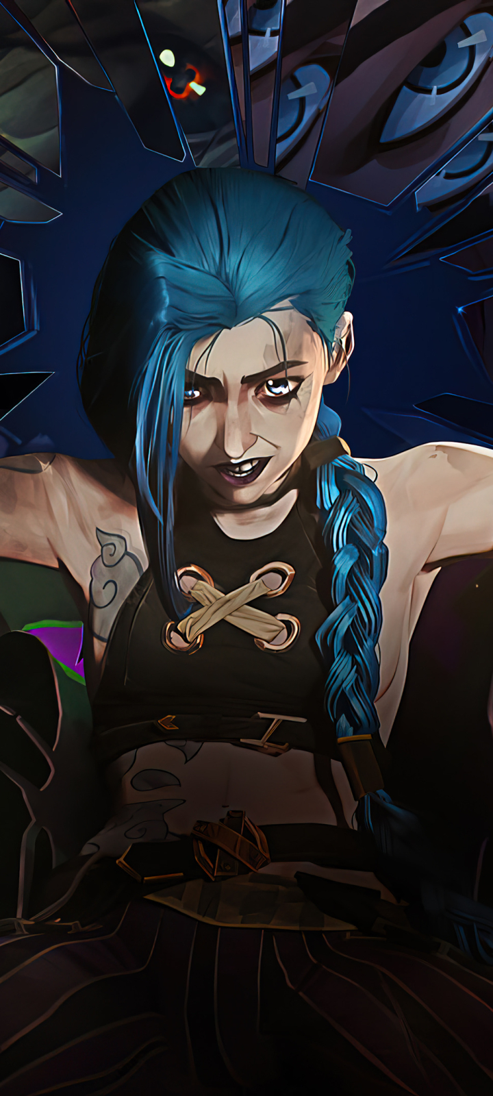 Descarga gratuita de fondo de pantalla para móvil de Series De Televisión, Jinx (Liga De Leyendas), Arcane.