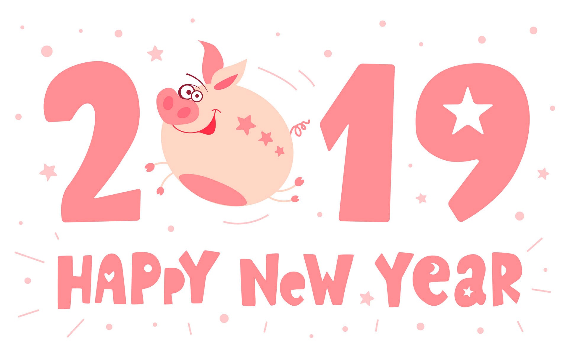 無料モバイル壁紙ホリデー, あけましておめでとう, 2019年新年をダウンロードします。
