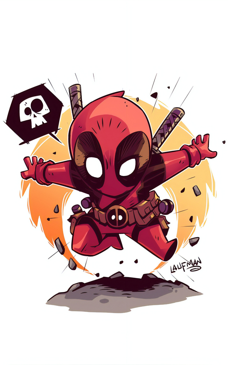 Handy-Wallpaper Deadpool, Comics kostenlos herunterladen.