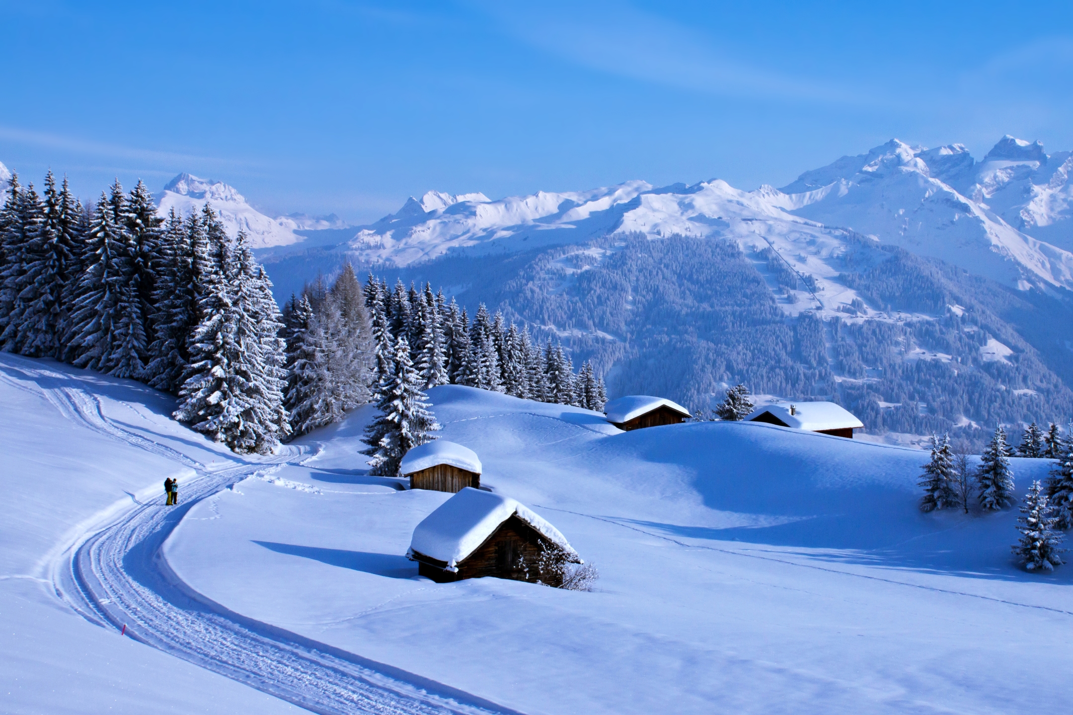 Handy-Wallpaper Landschaft, Winter, Natur, Schnee, Berg, Gebirge, Fotografie kostenlos herunterladen.