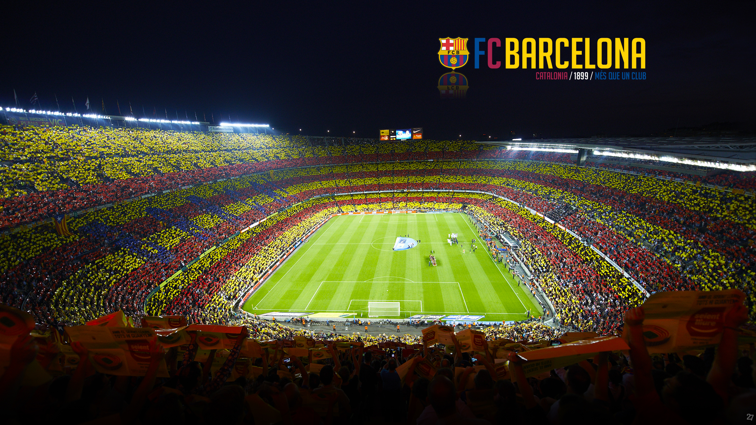 Handy-Wallpaper Sport, Fußball, Fc Barcelona, Camp Nou kostenlos herunterladen.