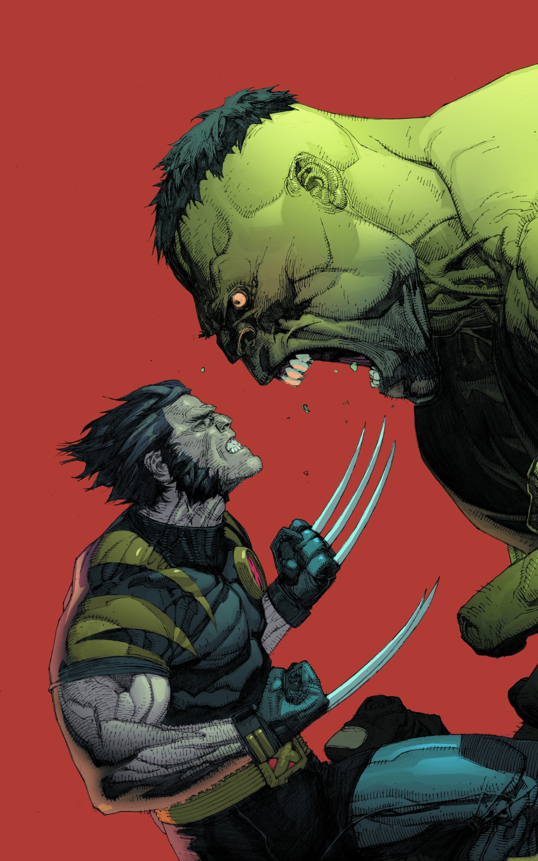 Handy-Wallpaper Hulk, Comics, Wolverine: Weg Des Kriegers, X Männer kostenlos herunterladen.
