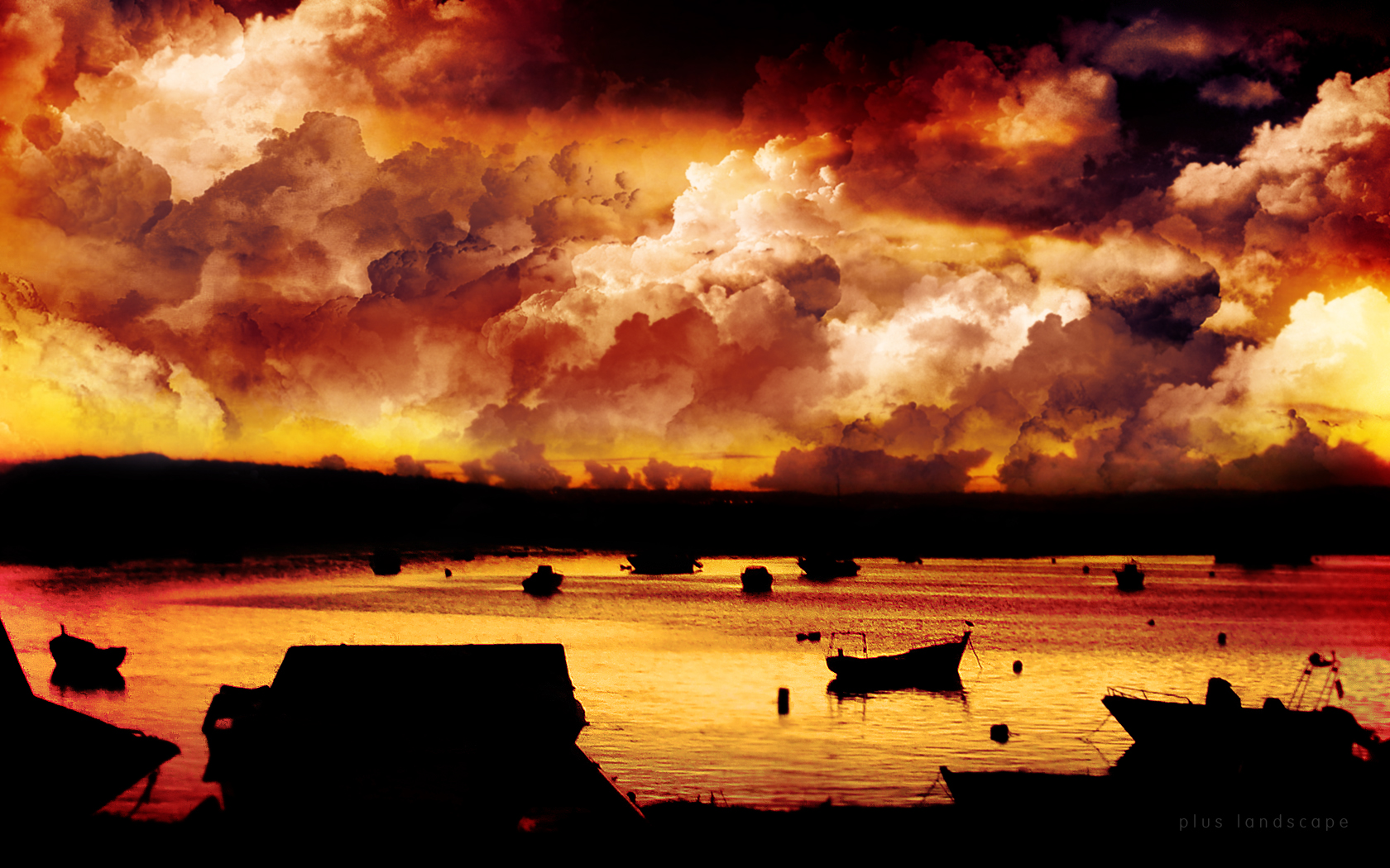 Free download wallpaper Landscape, Sunset, Earth, Cloud, River on your PC desktop