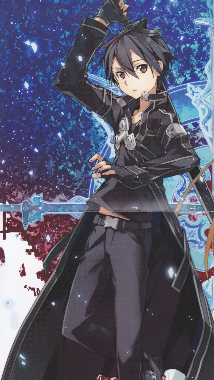 Baixar papel de parede para celular de Anime, Sword Art Online, Cabelo Preto, Kirito (Sword Art Online) gratuito.