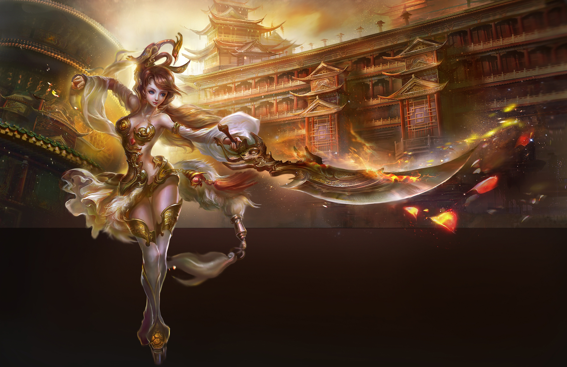 Free download wallpaper Fantasy, Women Warrior on your PC desktop