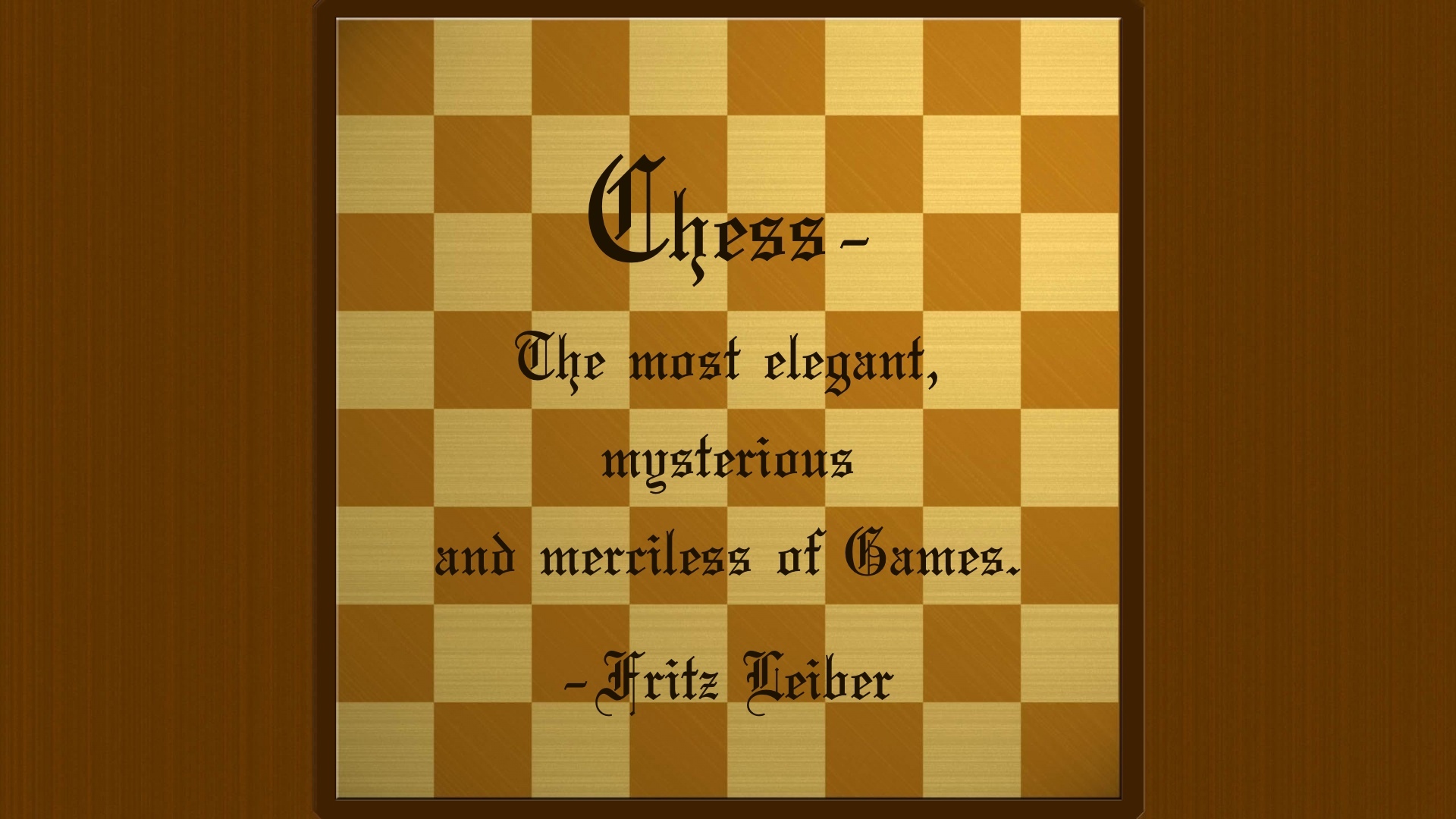 Download mobile wallpaper Chess, Game, Quote for free.