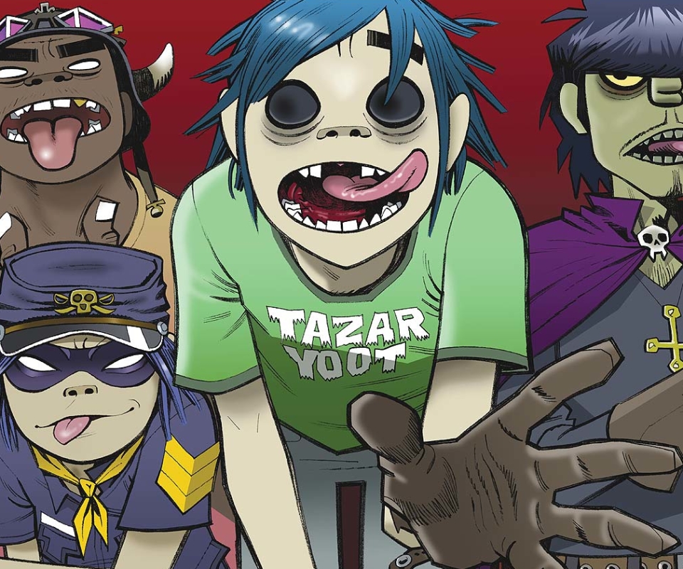 Téléchargez gratuitement l'image Musique, Gorillaz sur le bureau de votre PC